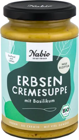 Bio Erbsen Cremesuppe von NABIO