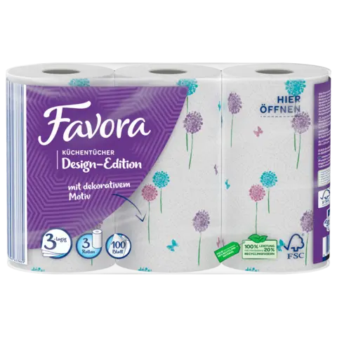 Küchentücher Design-Edition 3lg von FAVORA