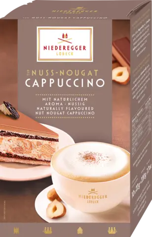 Nuss-Nougat Cappuccino von NIEDEREGGER