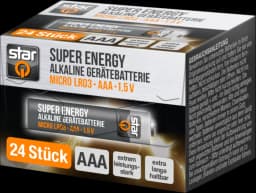 Alkaline Batterien Micro AAA 24ST von STARQ