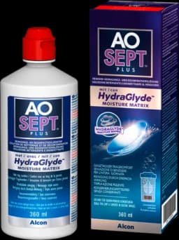 Aosept Plus Hydra Glyde + Katalysator Behälter von Aosept Plus