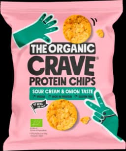Bio Protein Chips Sour Cream & Onion von The Organic Crave