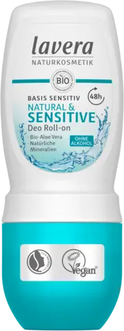 Basis Sensitiv Natural & Sensitive Deo Roll-On von LAVERA