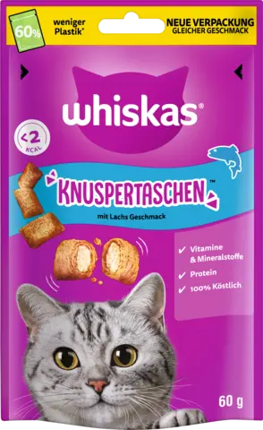 Knuspertaschen mit Lachs-Geschmack von WHISKAS
