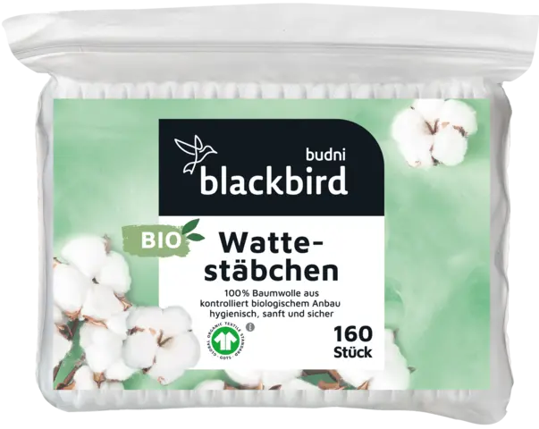 Wattestäbchen Bio von BLACKBIRD