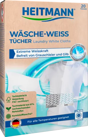Wäsche-Weiß-Tücher von HEITMANN