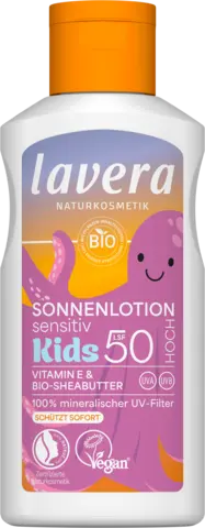 Sonnenlotion Sensitiv Kids LSF50 von LAVERA