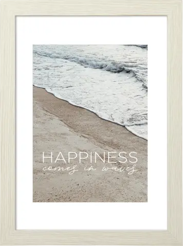 Holzrahmen Waves Birke 13 x 18 cm von HAMA