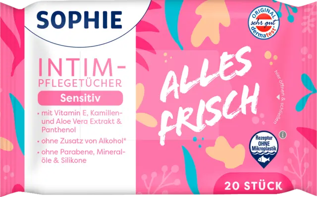 Intimpflegetücher Sensitiv von SOPHIE