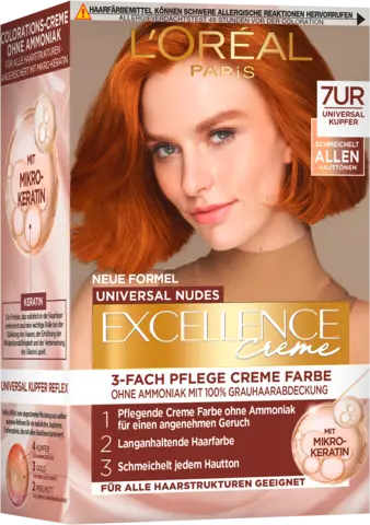 Excellence Creme Universale Nude-Töne 7UR Universal Kupfer von EXCELLENCE
