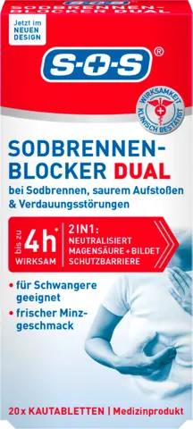Sodbrennen-Blocker DUAL von SOS