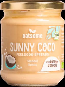 Sunny Coco Feelgood Spreads Mandel & Kokos von OATSOME