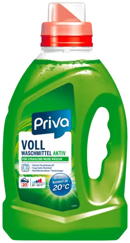 Aktiv Vollwaschmittel, 20 WL von PRIVA