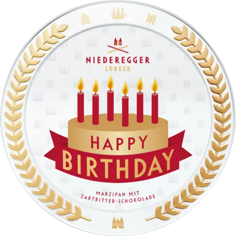 Marzipan-Torte Happy Birthday von NIEDEREGGER