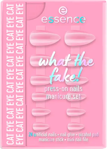What the Fake Press-On Nails Cat Eye 02 von ESSENCE