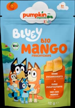 Bio Bluey Mango Fruchtchips ab 3+ Jahren von PUMPKIN ORGANICS