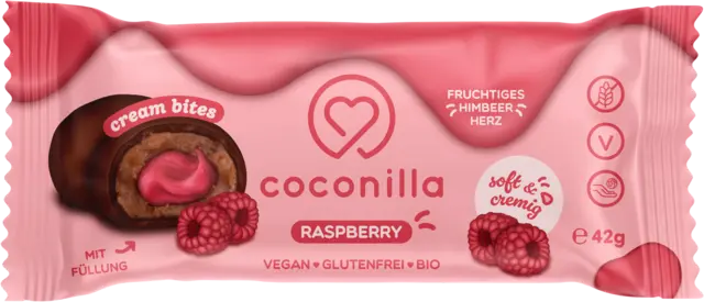 Bio Cream Bites Raspberry von COCONILLA