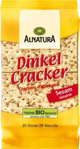 Bio Dinkel Cracker Sesam von ALNATURA