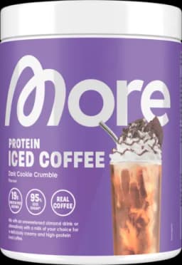 Protein Iced Coffee Dark Cookie Crumble von MORE