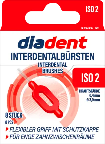 Interdentalbürsten ISO 2 von DIADENT