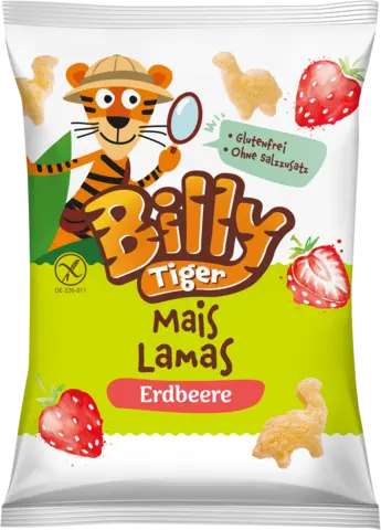 Maissnacks Lamas Erdbeer von BILLY TIGER