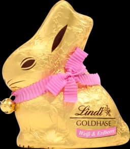Goldhase, Weiß & Erdbeere von LINDT