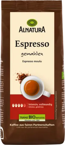 Bio Espresso gemahlen von ALNATURA