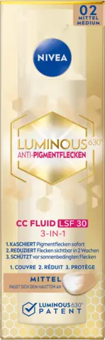 Face Luminous 630 Anti Pigmentflecken CC Fluid LSF 30 mittel von NIVEA