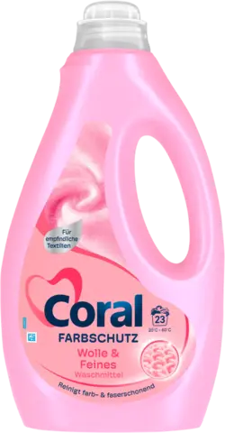 Wolle & Feines Waschmittel flüssig von CORAL