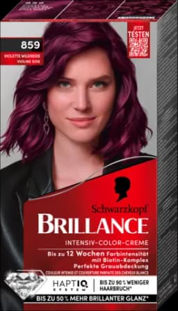 Brillance Intensiv-Color-Creme violette wildseide 859 von BRILLANCE
