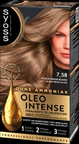 Oleo Itense Öl-Coloration kühles beige-blond 79654b 5-teilig von SYOSS