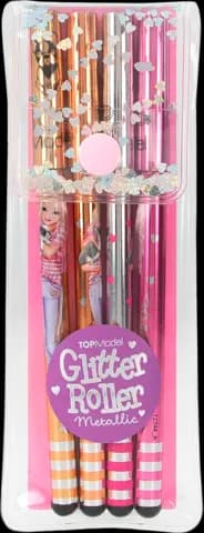 Glitter Gel Roller Metallic Set von DEPESCHE