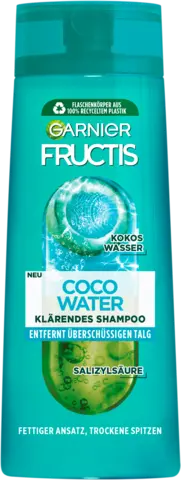 Fructis Coco Water fettiger Ansatz, trockene Spitzen Shampoo von FRUCTIS