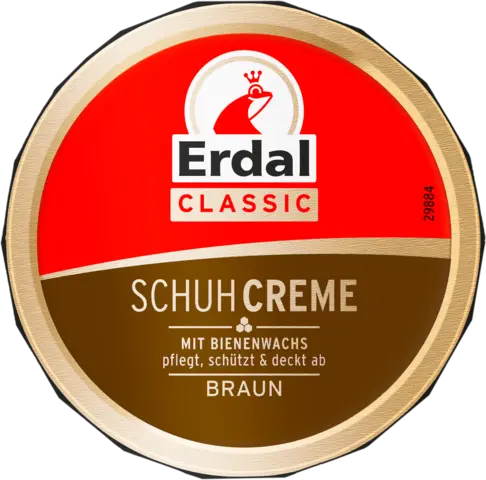 Classic Schuhcreme Dose braun von ERDAL