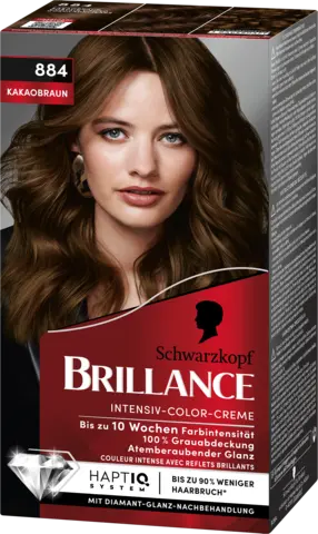 Brillance Intensiv-Color-Creme 884 kakaobraun von BRILLANCE