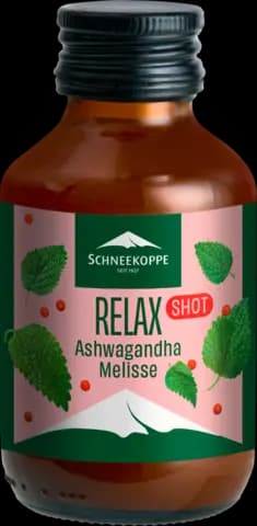 Bio Kombucha Shot Entspannung mit Ashwagandha & Melisse von SCHNEEKOPPE