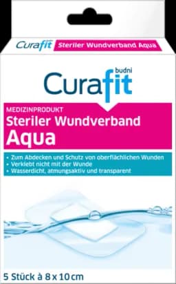 Steriler Wundverband wasserdicht 5 Stück von CURAFIT