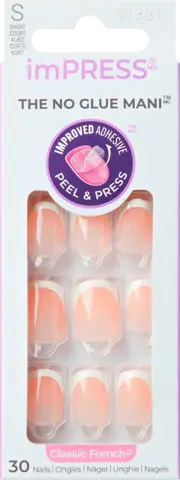 imPRESS® - The No Glue Mani Classic French von KISS
