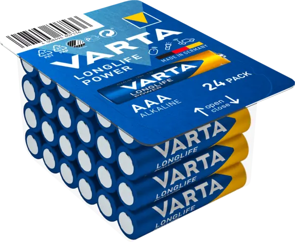 Alkaline Batterien. von VARTA