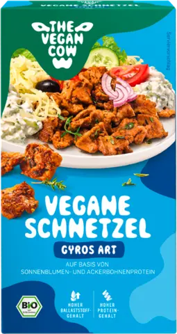 Bio Vegane Schnetzel Gyros Art von THE VEGAN COW