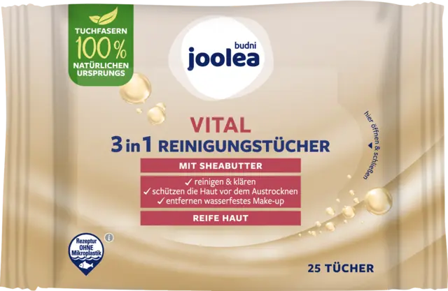 Vital 3in1 Reinigungstücher von JOOLEA