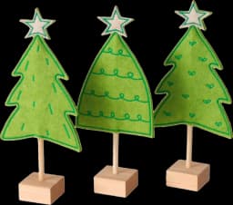 Dekoaufsteller Verto Weihnachtsbaum mit Stand 15,5 cm von BOLTZE