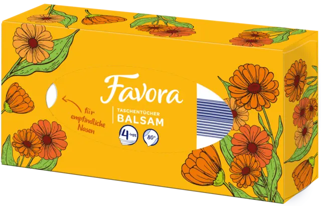 Taschentuchbox Balsam 4lg von FAVORA