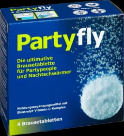 Brausetabletten für Partypeople und Nachtschwärmer von PARTYFLY