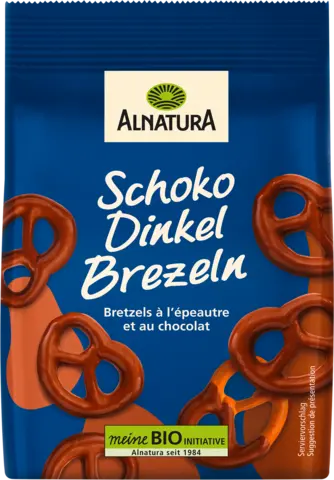 Bio Schoko Dinkel Brezeln von ALNATURA
