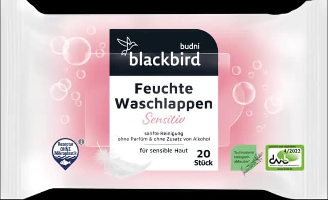 Feuchte Waschlappen Sensitiv