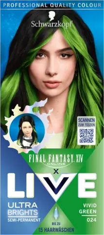 LIVE Ultra Brights 024 Vivid Green von SCHWARZKOPF