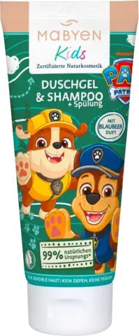 Kids Duschgel & Shampoo Blaubeere von MABYEN