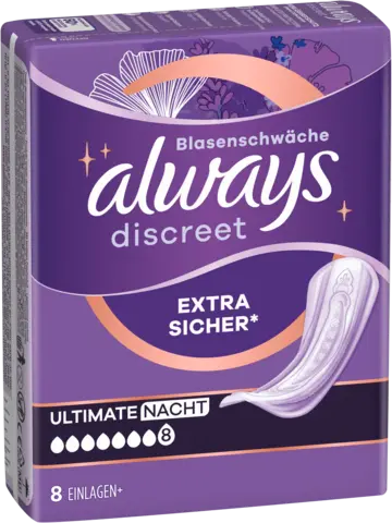 Discreet Inkontinenz Ultimate Nacht von ALWAYS