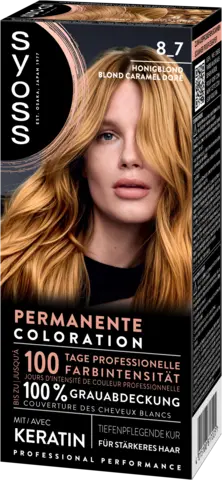 Permanente Coloration 8_7 Honigblond von SYOSS